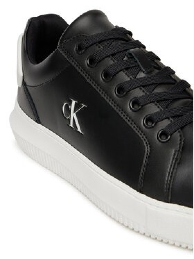 Calvin Klein Jeans Sneakersy Chunky Cupsole Ru Patch Lth YM0YM01296 Czarny