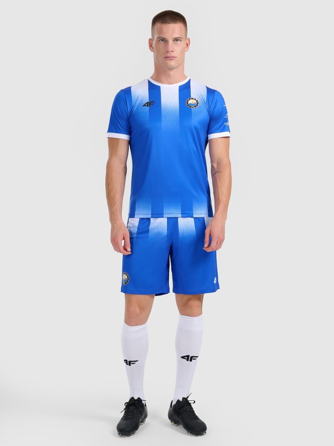 4F Koszulka klubowa wyjazdowa z sezonu 2025/26 męska 4F x Stal Mielec - niebieska 3XL
