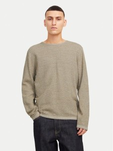 Jack & Jones Sweter George 12268279 Beżowy Regular Fit