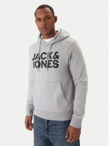 Jack & Jones Bluza Corp Logo 12152840 Szary Regular Fit