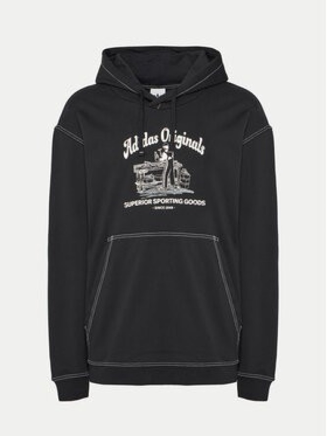 adidas Bluza Wabash JP4483 Czarny Loose Fit