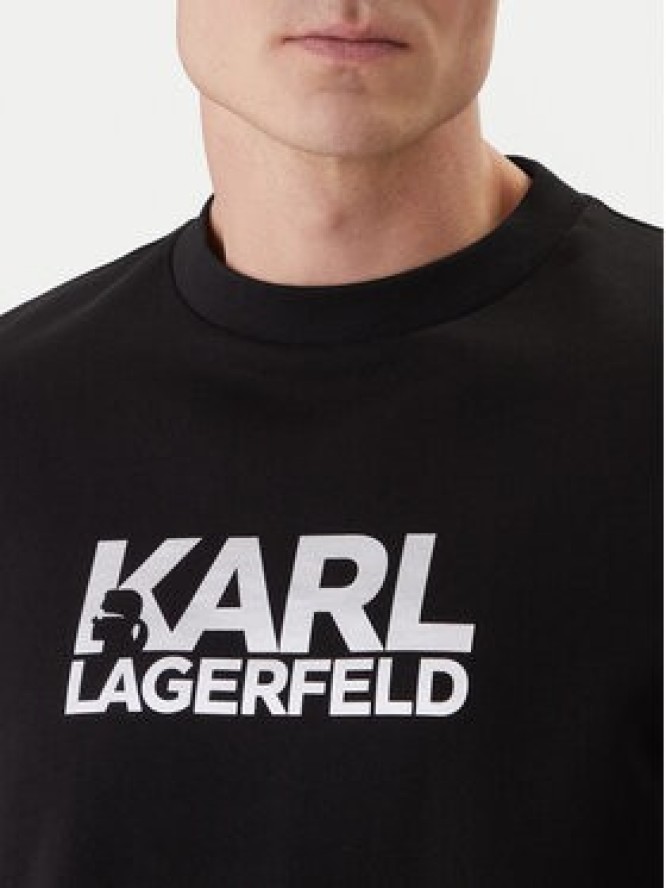 KARL LAGERFELD Bluza 705780 500917 Czarny Regular Fit