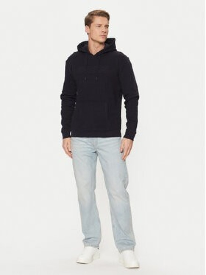 Guess Bluza Z4YQ12 K9V31 Granatowy Regular Fit