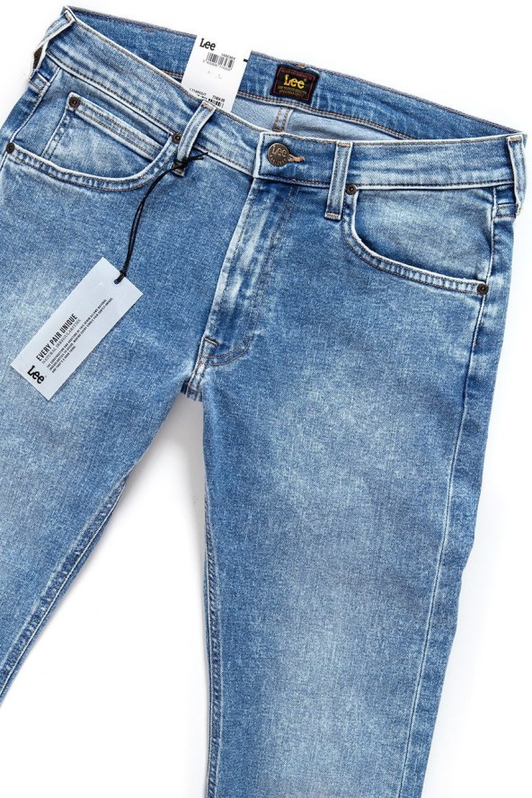 LEE LUKE MĘSKIE SPODNIE JEANSOWE JEANSY DŻINSY URBAN MID L719ROUT 112119409