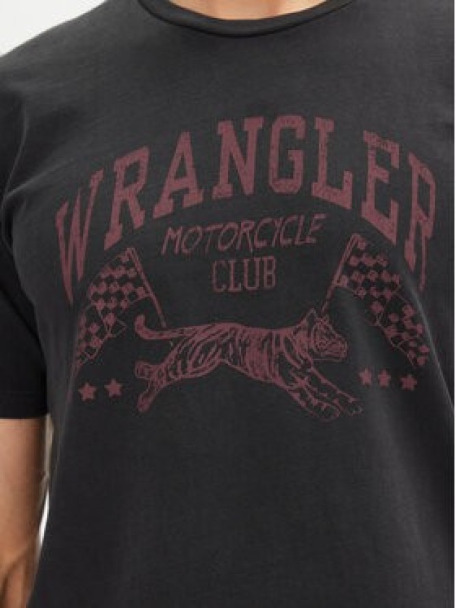 Wrangler T-Shirt 205921 Czarny Regular Fit