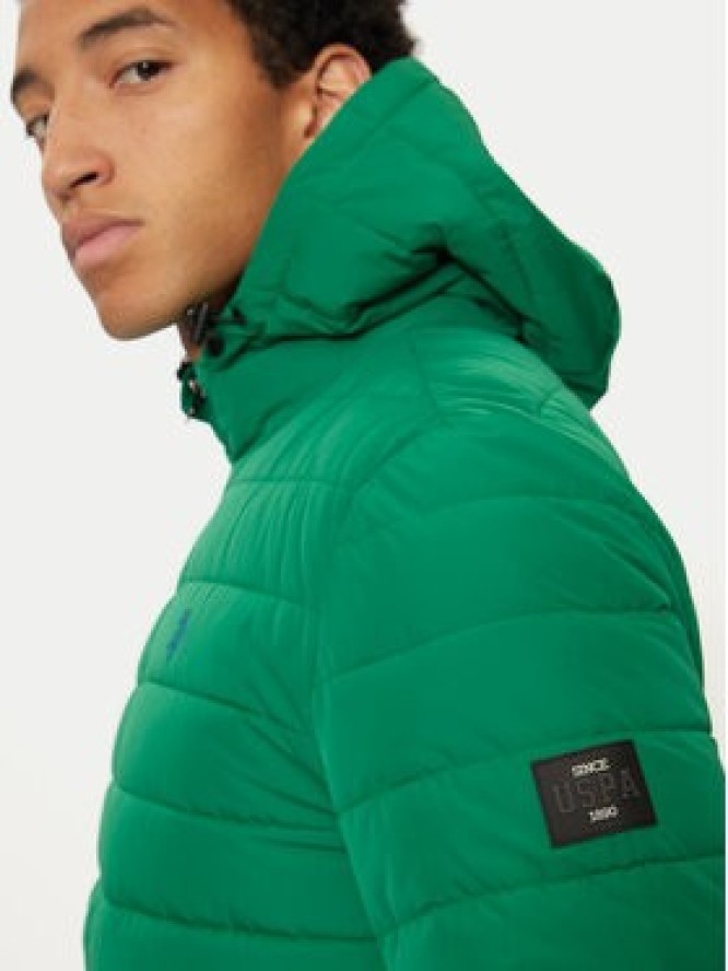 U.S. Polo Assn. Kurtka zimowa MUP3600 Zielony Regular Fit