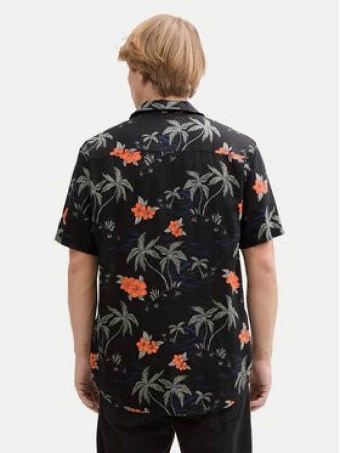 Tom Tailor Denim Koszula 1045191 Czarny Relaxed Fit