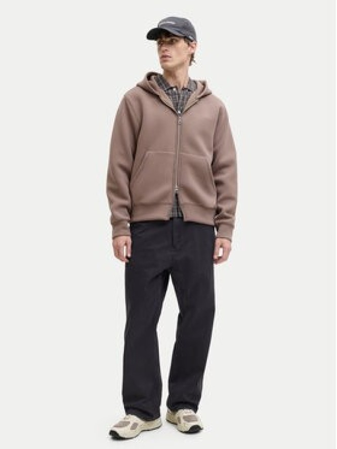 Jack & Jones Spodnie materiałowe Alex 12288528 Czarny Baggy Fit