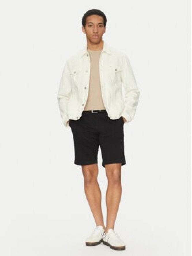 Tommy Hilfiger Szorty materiałowe Harlem MW0MW23568 Czarny Regular Fit