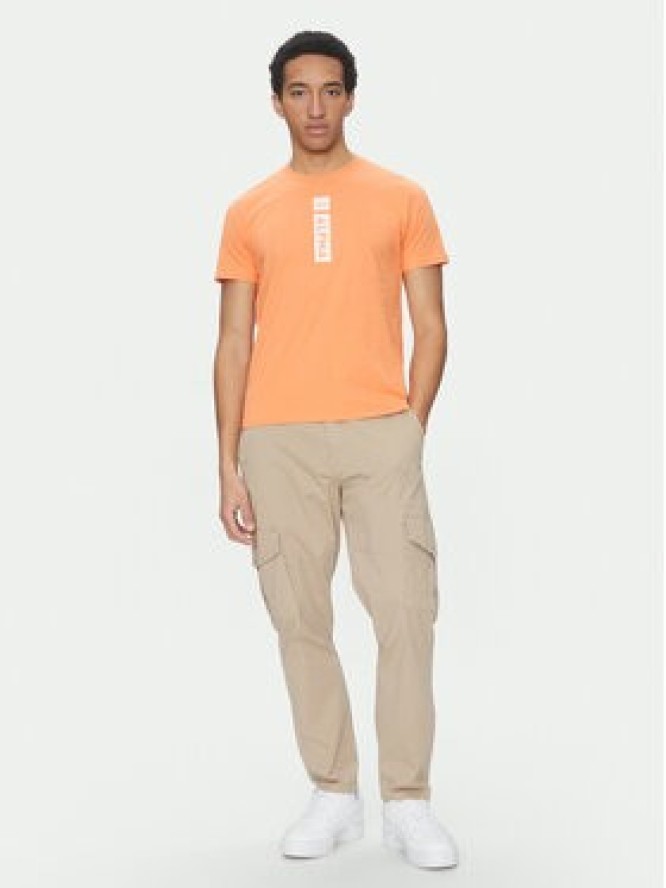 Alpha Industries T-Shirt 146509 Pomarańczowy Regular Fit