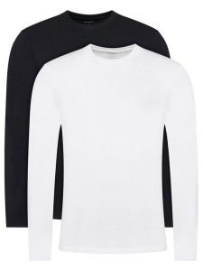 KARL LAGERFELD Komplet t-shirtów A4M47003 Czarny Regular Fit