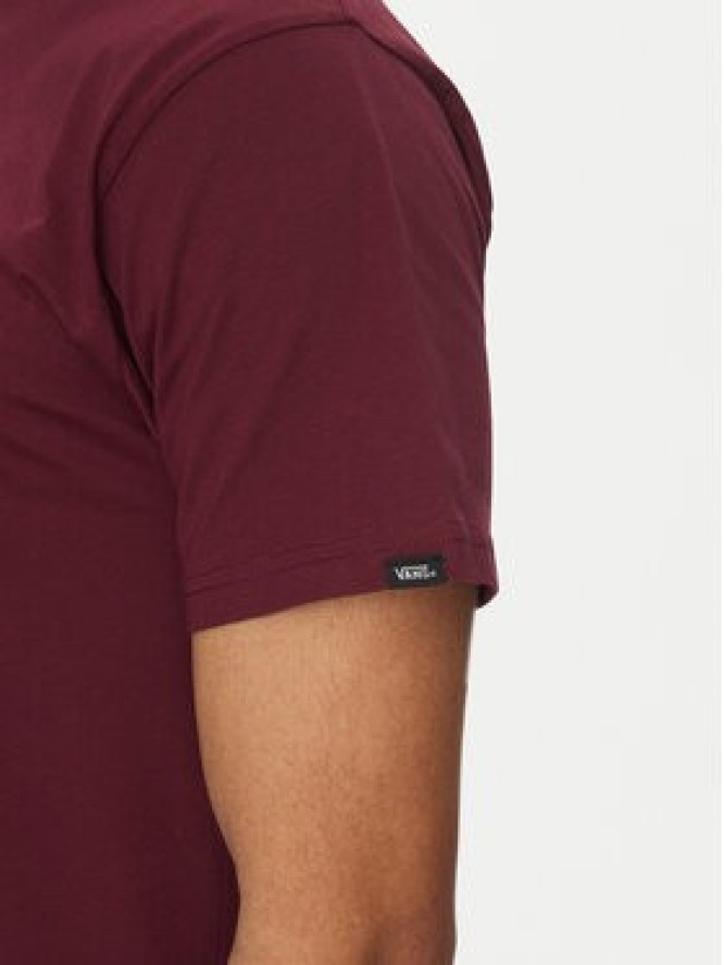 Vans T-Shirt Classic VN000GGG Bordowy Regular Fit