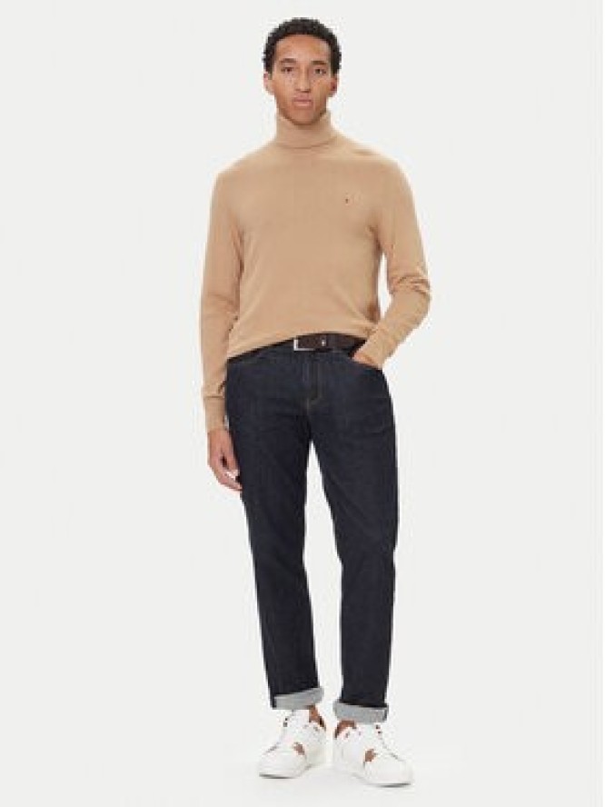 Tommy Hilfiger Golf MW0MW28048 Beżowy Regular Fit