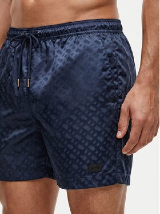 BOSS Szorty kąpielowe Jacques 50561181 Granatowy Regular Fit