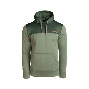 Bluza DUERO MIX z regulowanym kapturem, logo z przodu i kieszenią kangurkową