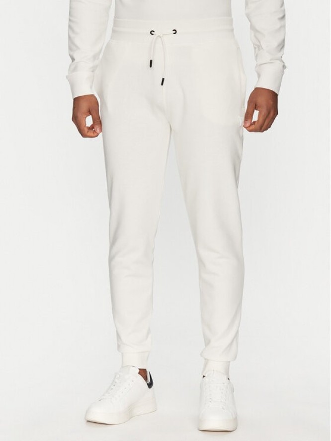 Guess Spodnie dresowe Z2YB22 KAIJ1 Biały Regular Fit
