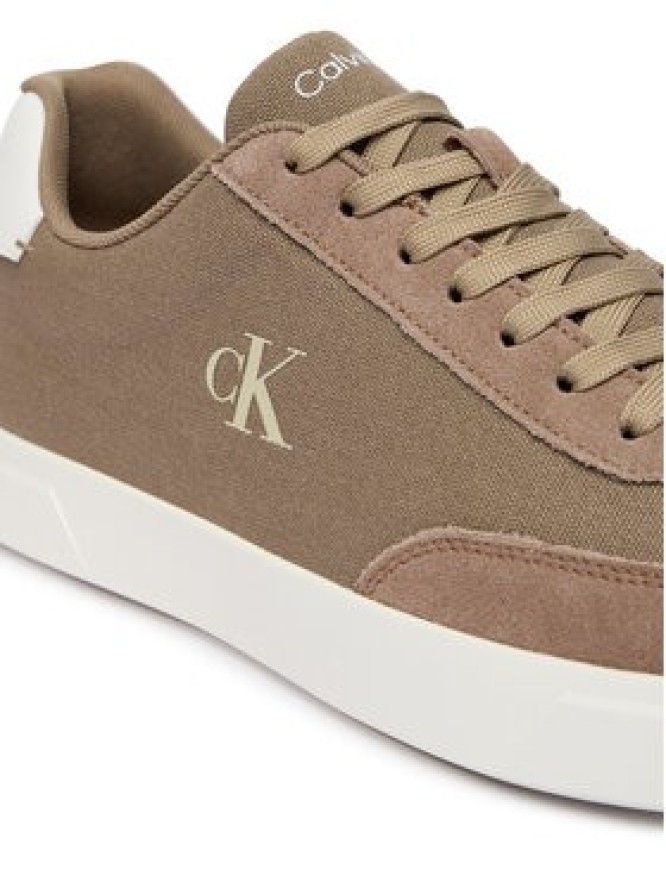 Calvin Klein Sneakersy Low Prof Cupsole Cv HM0HM02236 Brązowy