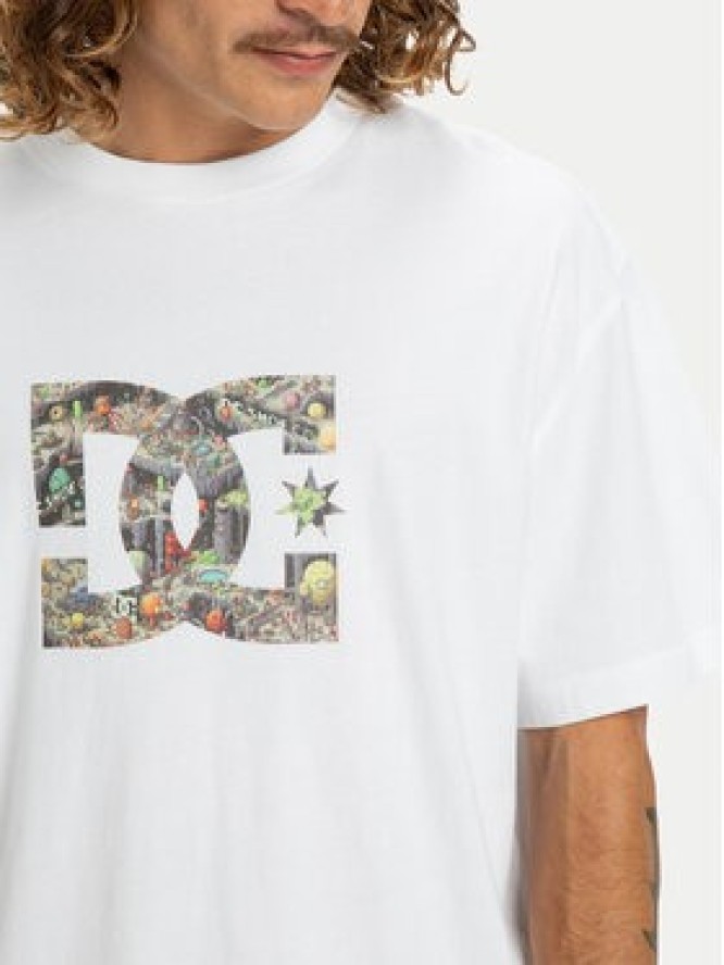 DC Shoes T-Shirt Star Filled EDYZT04348 Biały Regular Fit