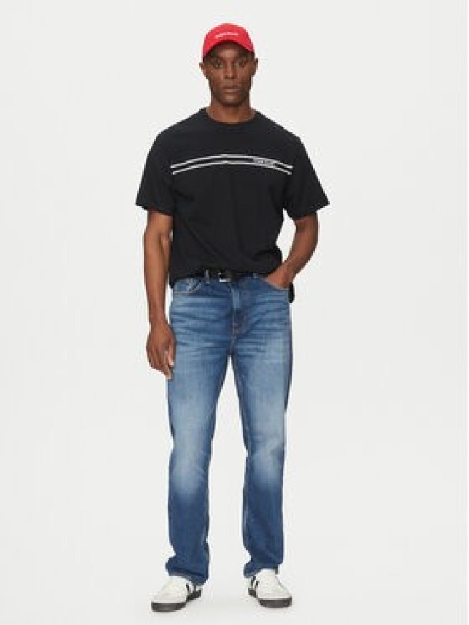Guess Jeans T-Shirt M5RI78 KCPQ1 Czarny Regular Fit