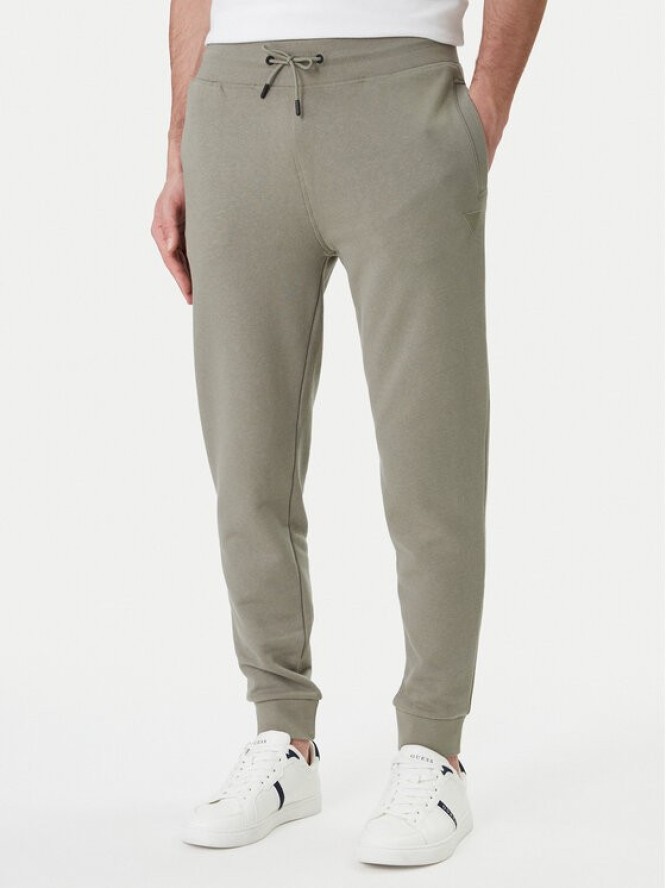 Guess Spodnie dresowe Z2YB22 KAIJ1 Zielony Regular Fit