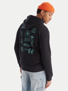 Quiksilver Bluza EQYFT05126 Czarny Comfort Fit