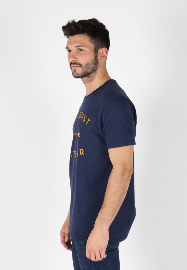 LEE WORKWEAR TEE MĘSKI T-SHIRT REGULAR FIT DARK NAVY L60BFENM 112113257