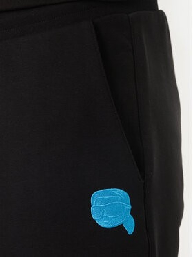 KARL LAGERFELD Szorty sportowe 705118 562900 Czarny Loose Fit