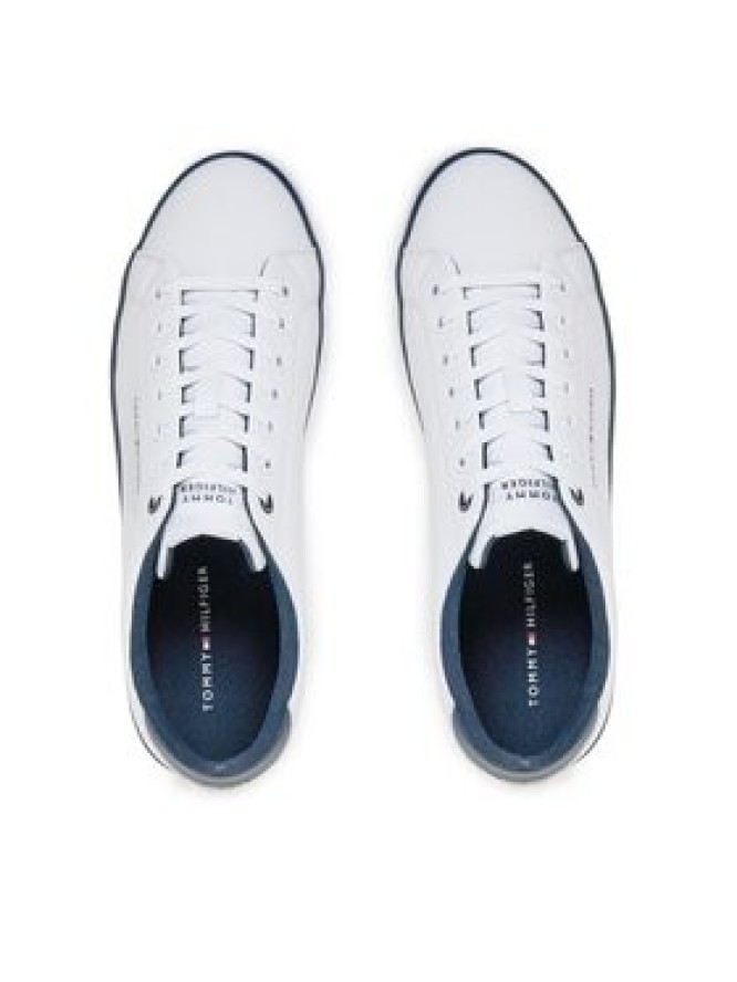 Tommy Hilfiger Sneakersy Th Hi Vulc Core Low Leather FM0FM05041 Biały