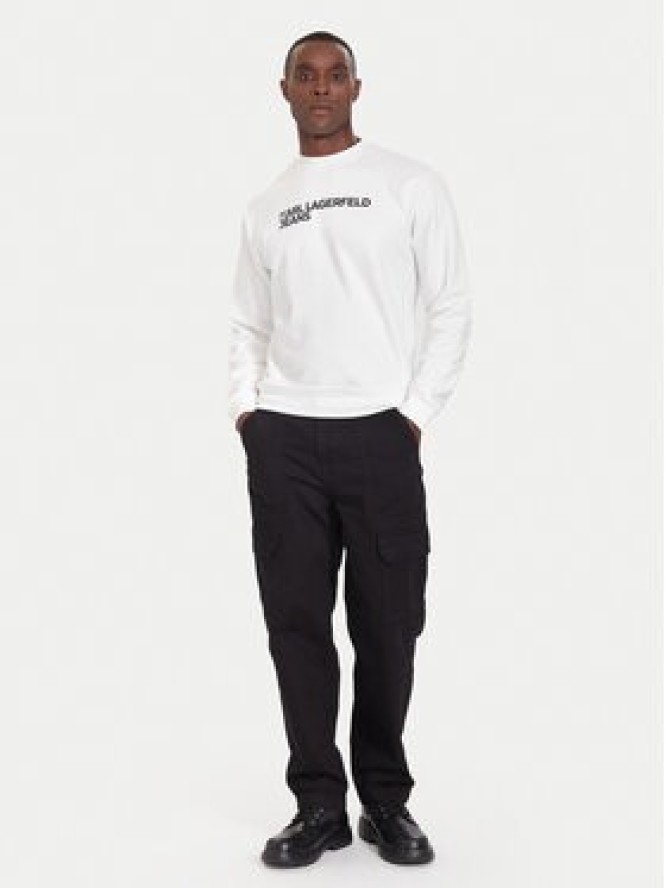 Karl Lagerfeld Jeans Bluza A1M20001 Biały Regular Fit