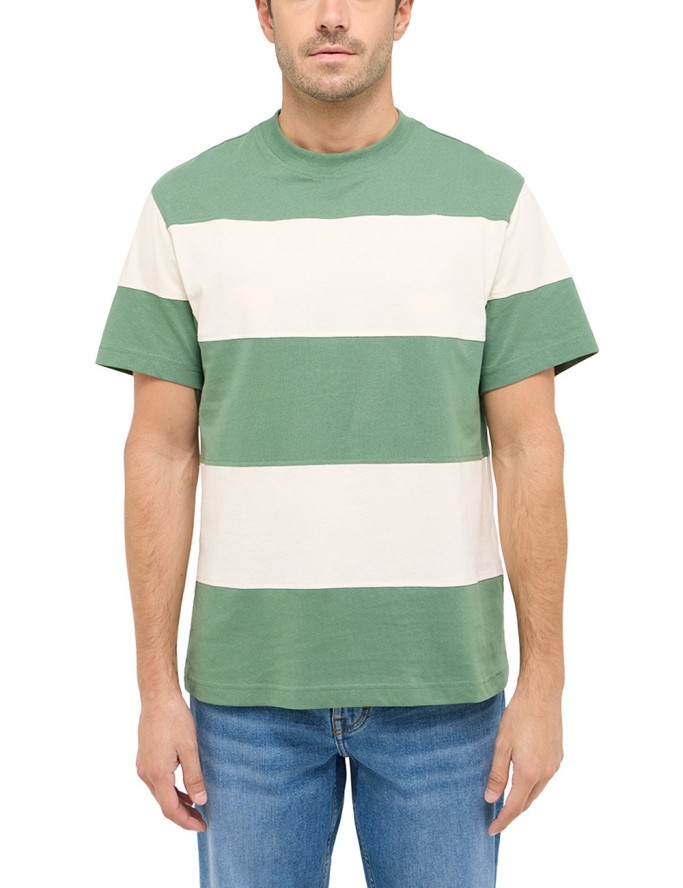 Męski T-Shirt Mustang Style Alvarado Dark Ivy 1016277 6326