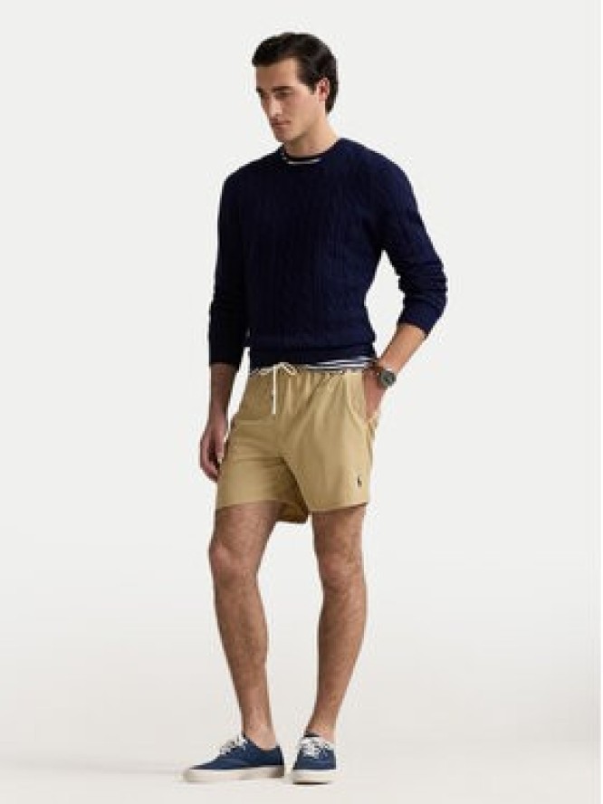 Polo Ralph Lauren Szorty kąpielowe 710957782001 Beżowy Classic Fit