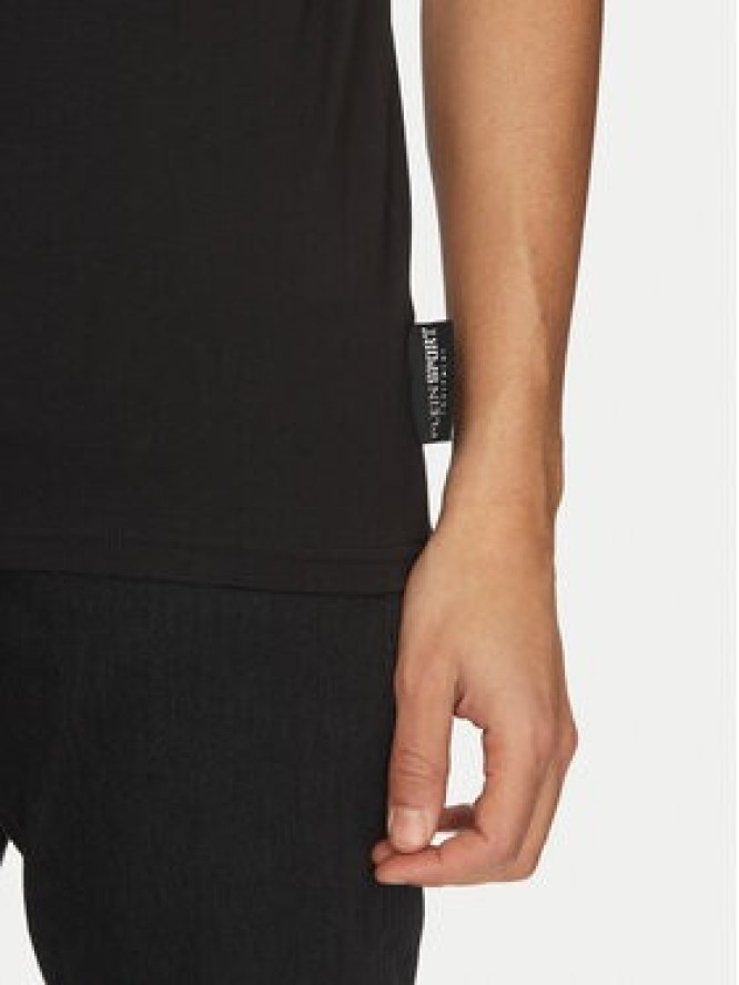 Plein Sport T-Shirt SAEC MTK8008 STE001N Czarny Regular Fit