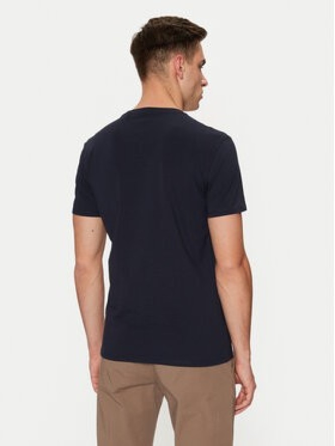 Guess T-Shirt M2YI24 J1314 Granatowy Slim Fit