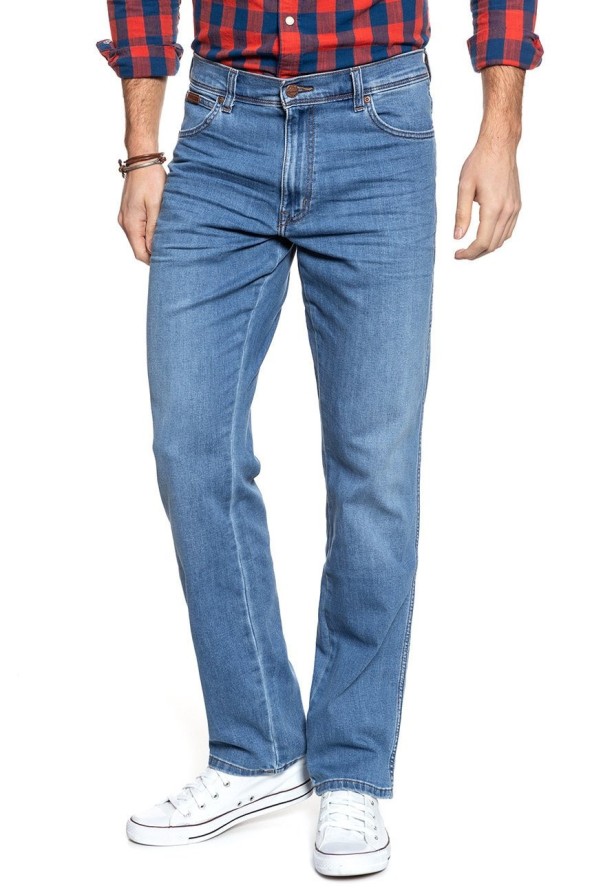WRANGLER SPODNIE MĘSKIE TEXAS BLAZING BLUE W121Q472X 112126181