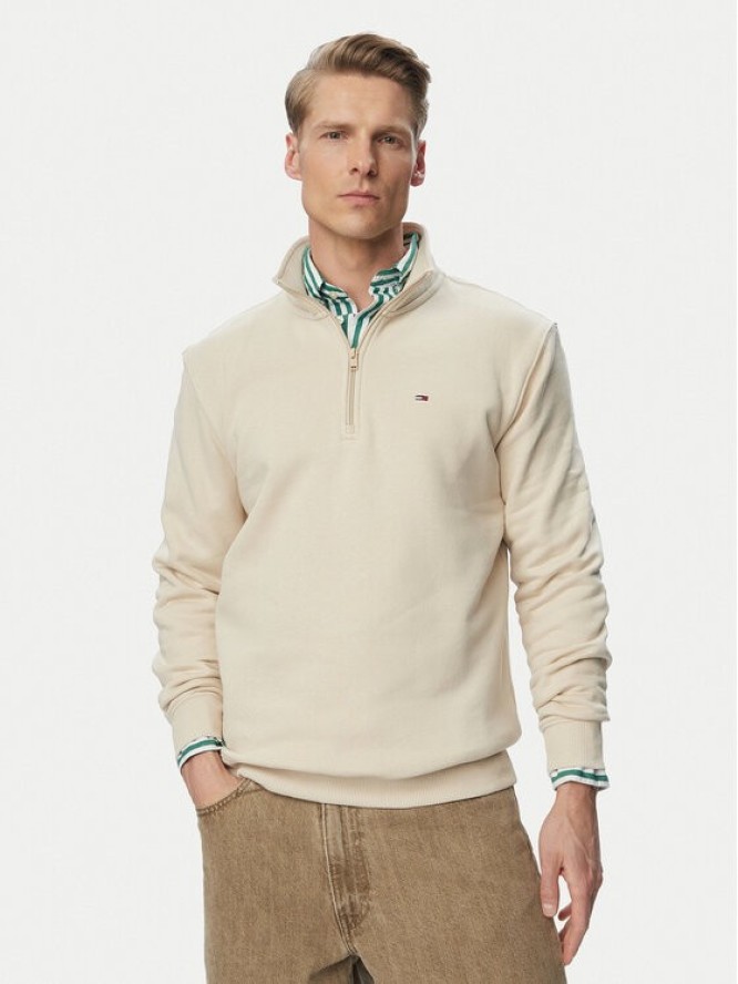 Tommy Jeans Bluza DM0DM20339 Beżowy Regular Fit