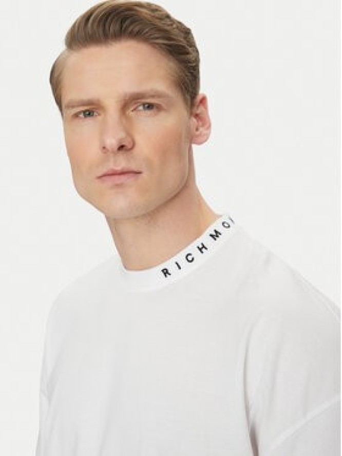 Richmond X T-Shirt Bani UMA24058TS Biały Regular Fit