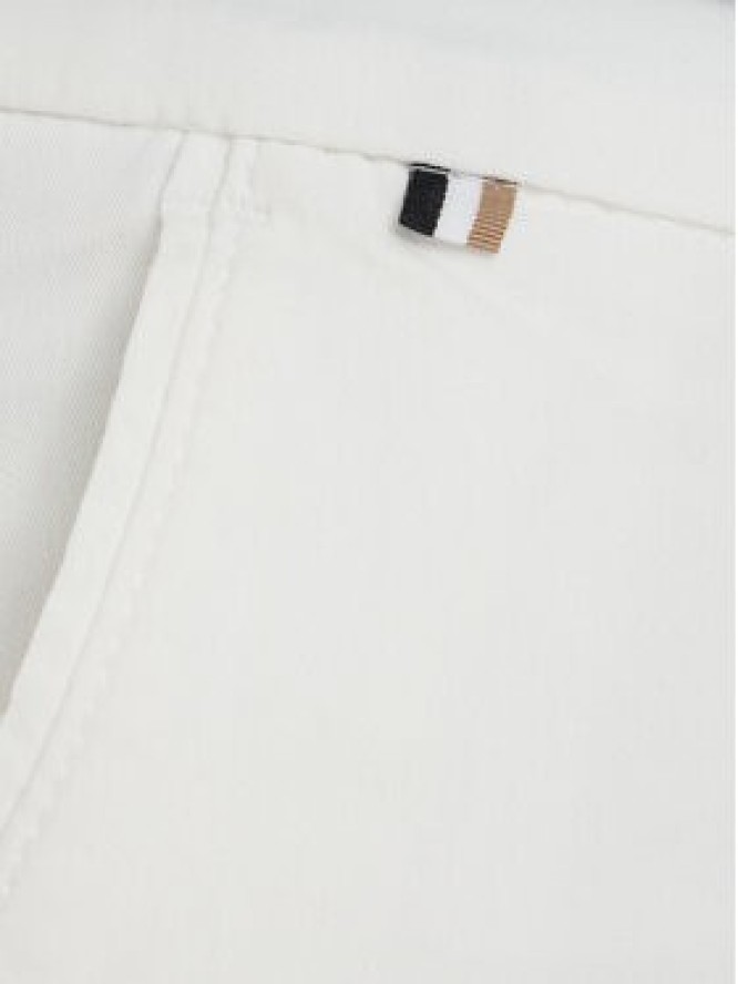 BOSS Szorty materiałowe H-Kane1 50555235 Biały Modern Fit