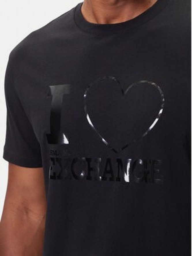 Armani Exchange T-Shirt XM001413 AF16432 MC314 Czarny Regular Fit