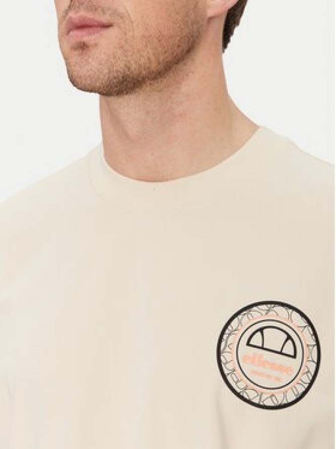 Ellesse T-Shirt Duomo SHZ21889 Beżowy Relaxed Fit