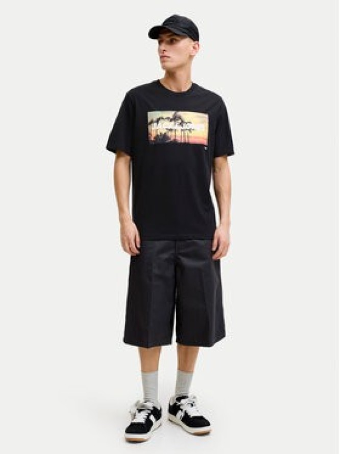 Jack & Jones T-Shirt Indiana Tee 12288112 Czarny Regular Fit