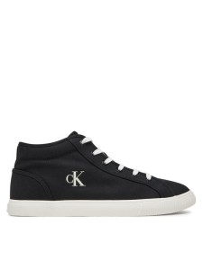 Calvin Klein Jeans Sneakersy Ess Vulc Mid Mg Canvas YM0YM01210 Czarny