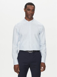 BOSS Koszula H-HANK-standup-214 50539233 Błękitny Slim Fit