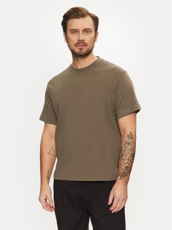 Jack & Jones T-Shirt Urban Edge 12254412 Khaki Loose Fit