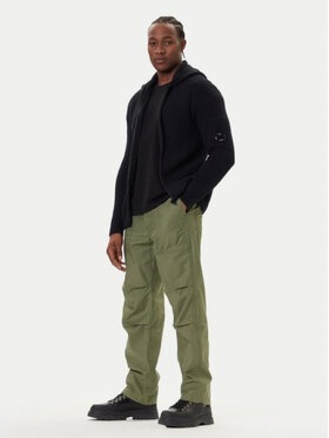 C.P. Company Kardigan 19CMKN258A006170A Czarny Regular Fit