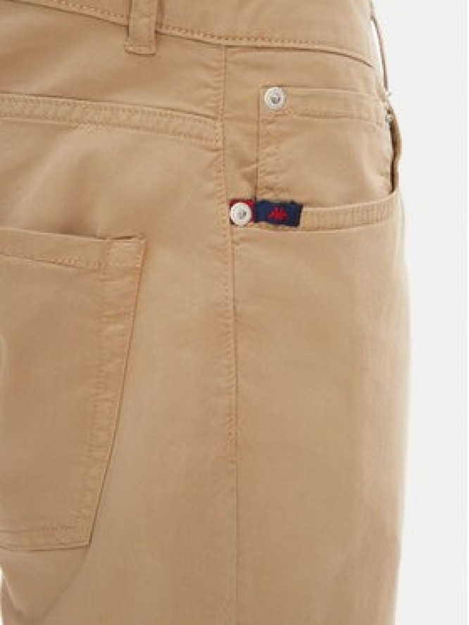 Kappa Spodnie materiałowe Gabardine 67117PW Beżowy Regular Fit