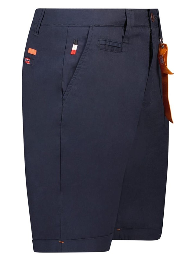 Geographical Norway Bermudy "Panilo" w kolorze granatowym rozmiar: XXL