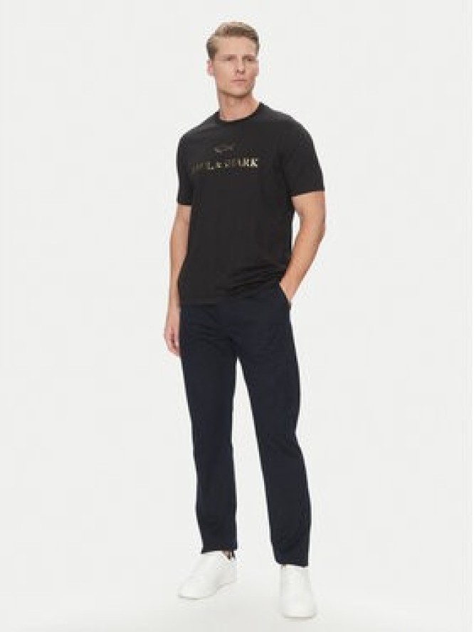 Paul&Shark T-Shirt C0P1239 Czarny Regular Fit