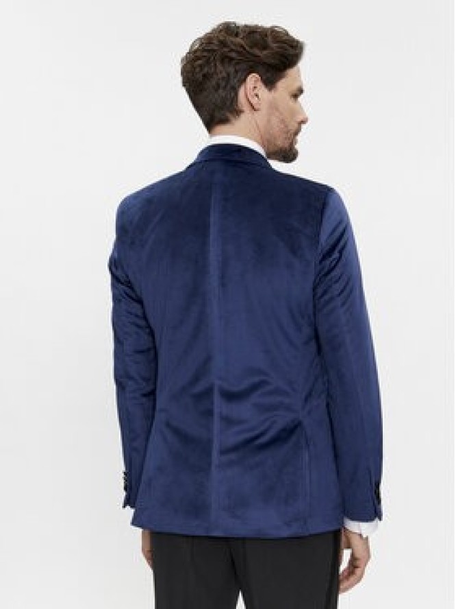 KARL LAGERFELD Marynarka 155270 541009 Granatowy Slim Fit