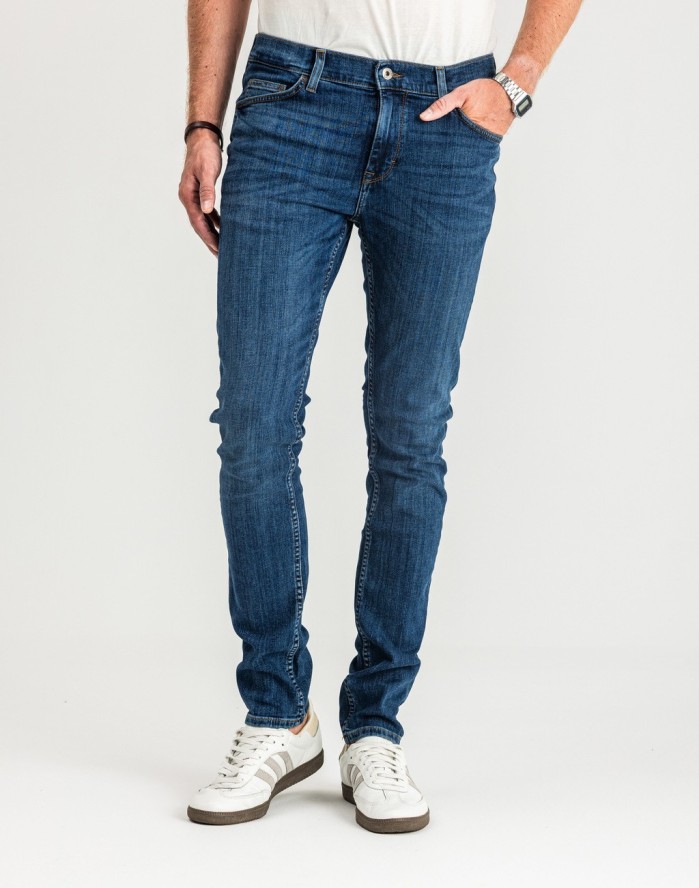 MUSTANG FRISCO SKINNY MĘSKIE SPODNIE JEANSOWE JEANSY DŻINSY DENIM BLUE 1015049 5000 883