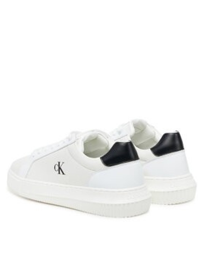 Calvin Klein Jeans Sneakersy Chunky Cupsole Lth Mg Tc YM0YM01198 Biały